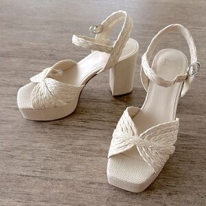 Marc Fisher platform wedge sandals